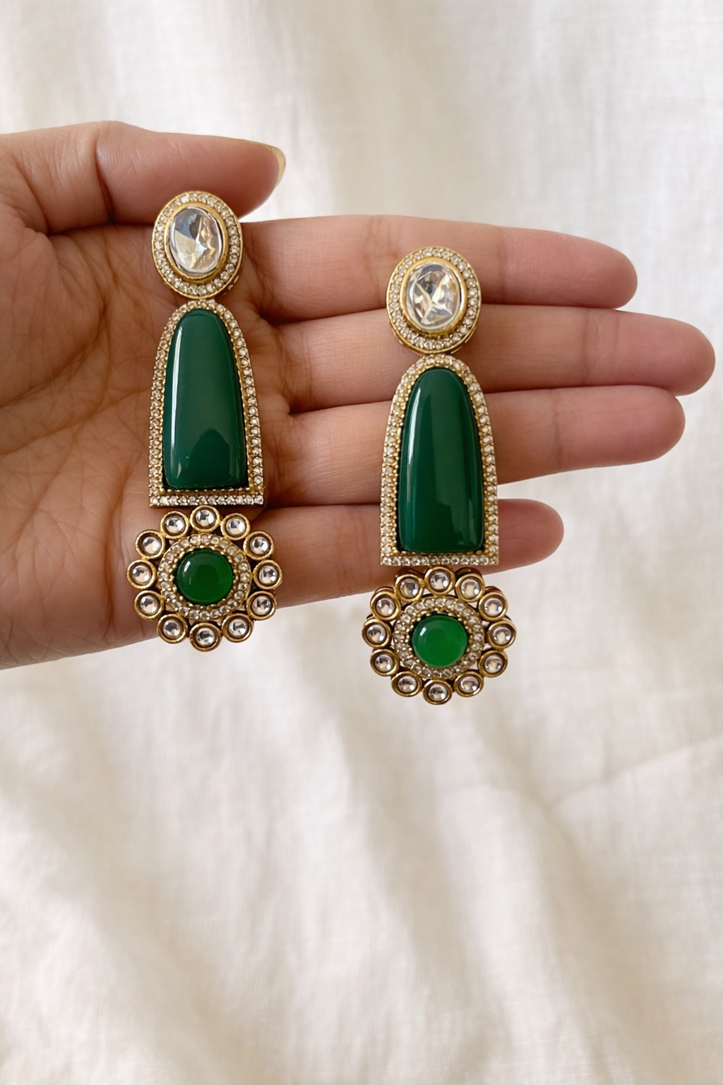 emerald noor earrings 1046 emerald noor earrings 1046