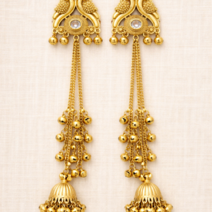 golden kashmiri earrings 1050