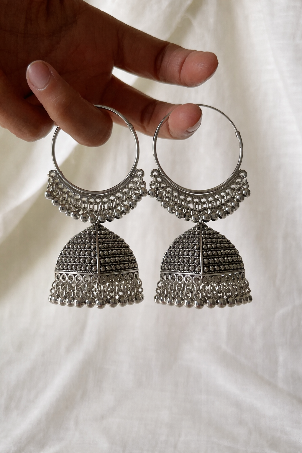 oxidised jhumka bali 1118 oxidised jhumka bali 1118