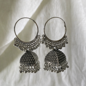 oxidised jhumka bali 1118