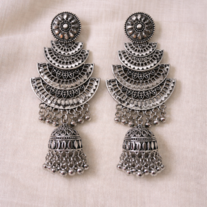 layered jhumka earrings 1151