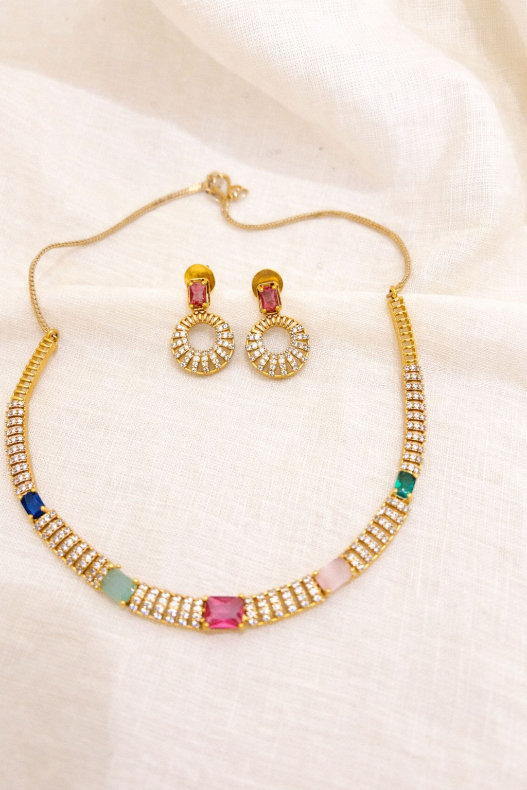 rangika linear necklace set 1089 rangika linear necklace set 1089