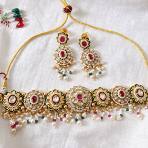 zareen kundan choker set 1163