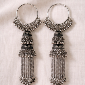 tassel jhumka hoops 1186