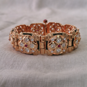 noor floral kundan bracelet 1187