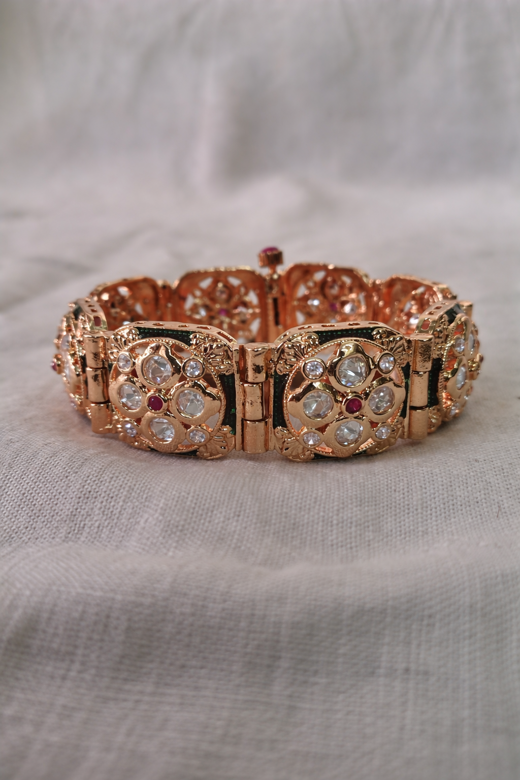 noor floral kundan bracelet 1187 noor floral kundan bracelet 1187