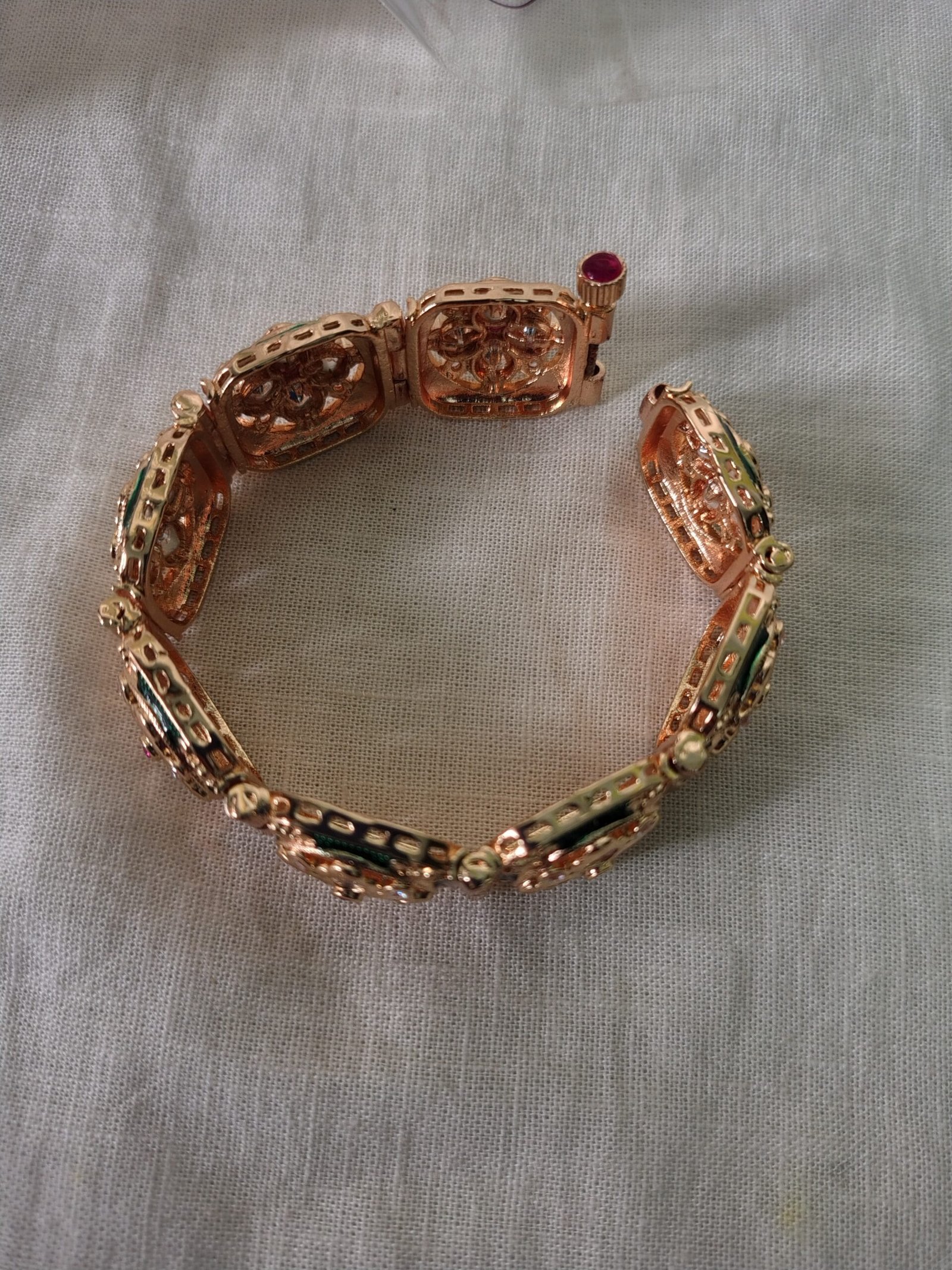 noor floral kundan bracelet 1187 noor floral kundan bracelet 1187